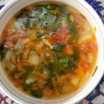 Clear vegetable soup