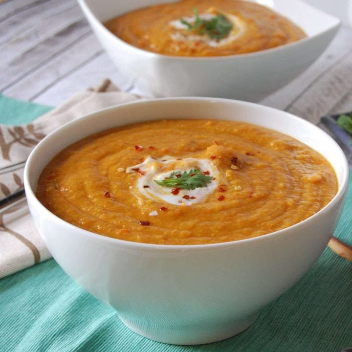 Image for Moroccan Carrot Red Lentil Soup