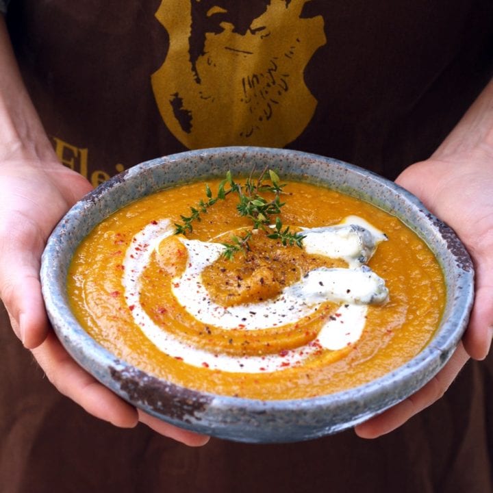 Image for Roasted Butternut Squash Soup • Happy Kitchen