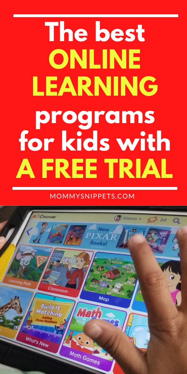 The best online learning programs for kids with a free trial- MommySnippets.com