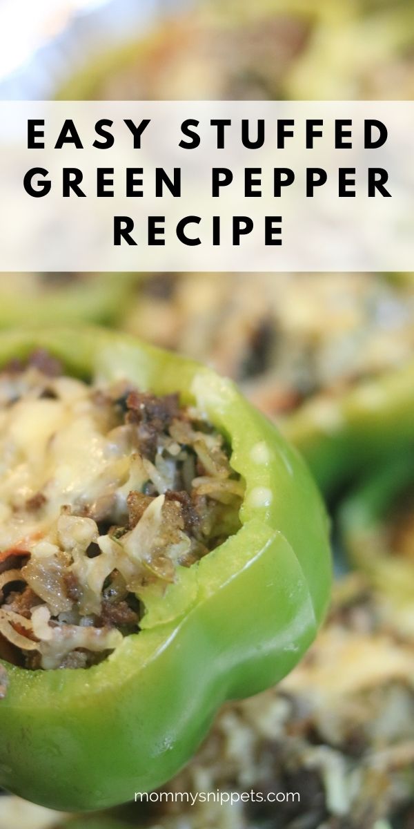 An Easy Stuffed Green Pepper Recipe we love