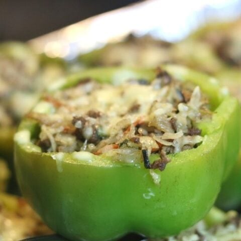 Stuffed Peppers without Rice