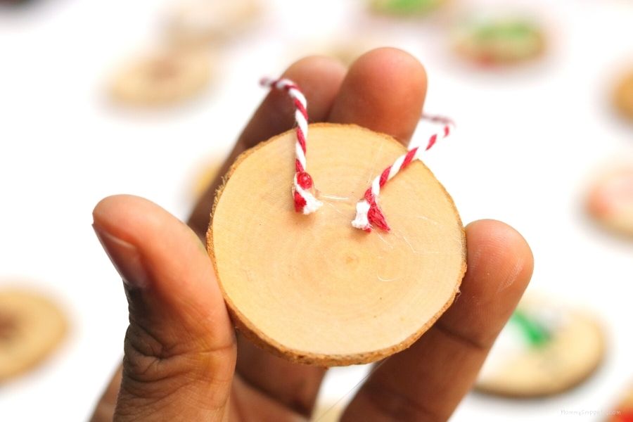 Easy Fingerprint Christmas Ornament Crafts for Kids 