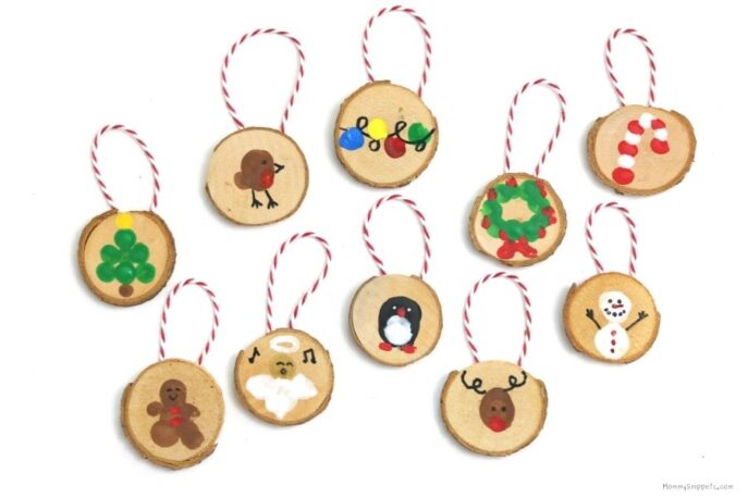 How To Make These Easy Fingerprint Christmas Ornaments