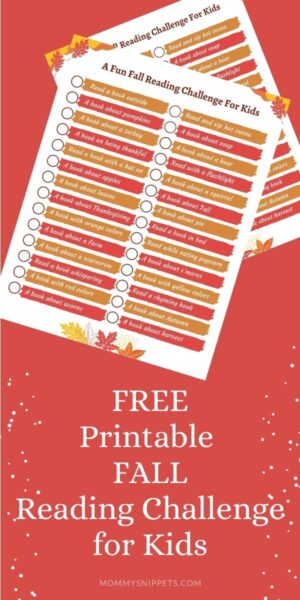 Your Kids Will Love This Fall Reading Challenge (+ Free Printable)