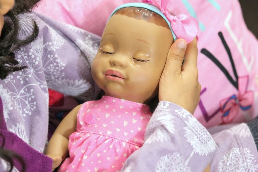 Mealtime Magic Maya-The Adorable Interactive Baby Doll 