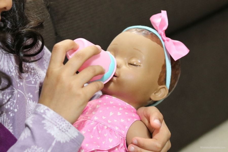 Mealtime Magic Maya-The Adorable Interactive Baby Doll 