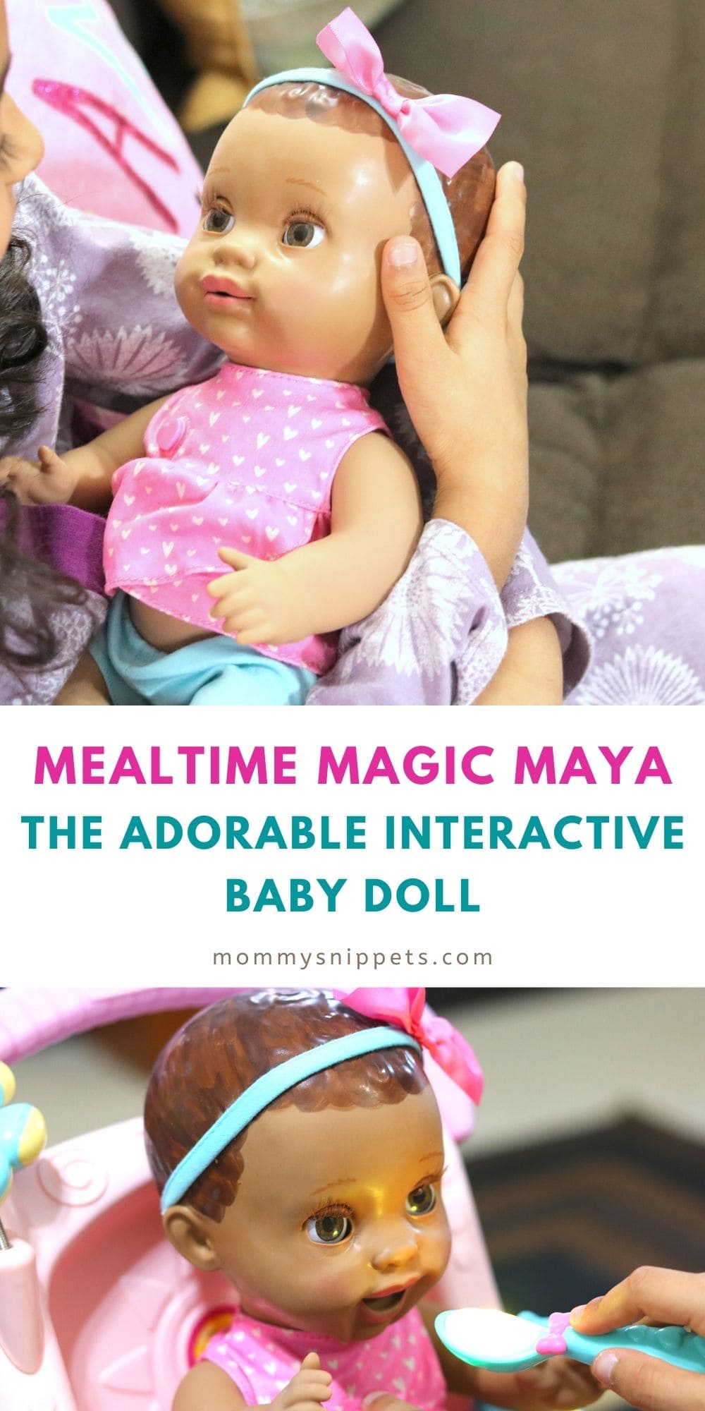 Mealtime Magic Maya-The Adorable Interactive Baby Doll