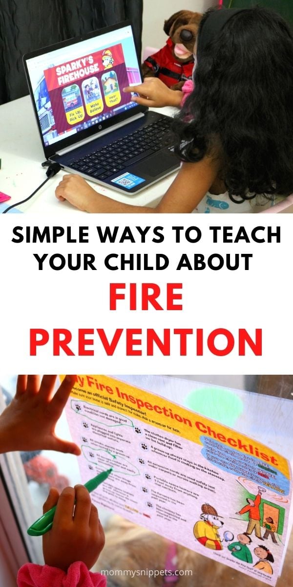 Simple Ways to Teach Your Child about Fire Prevention- MommySnippets.com