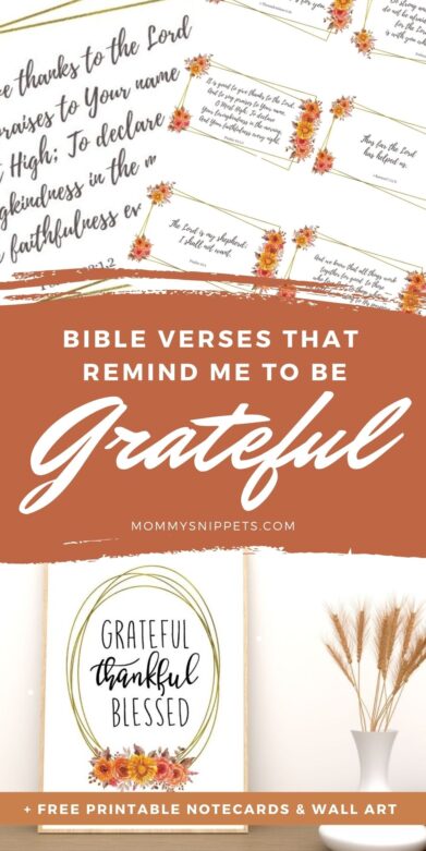 Thankful Bible Verses (+ Free Printable Bible Verse Wall Art)