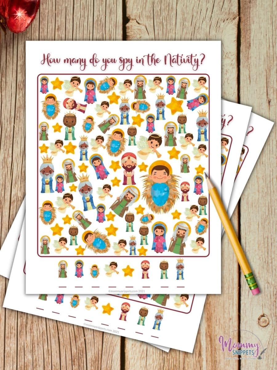 I Spy Christmas Printable