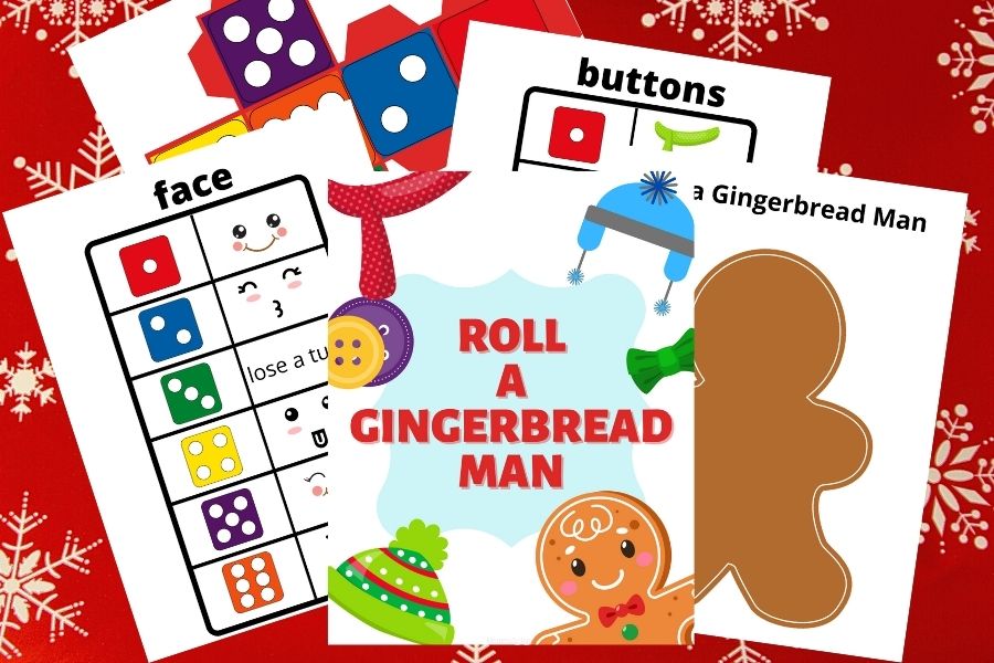 Roll a Gingerbread Game