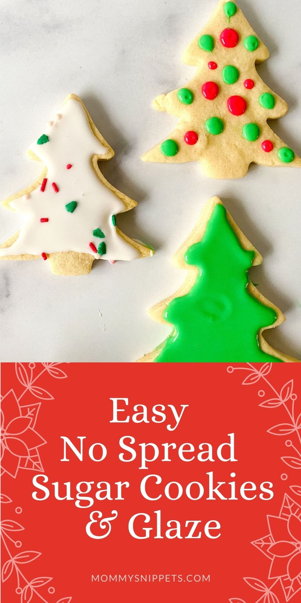 An Easy No Spread Sugar Cookie Recipe-MommySnippets.com