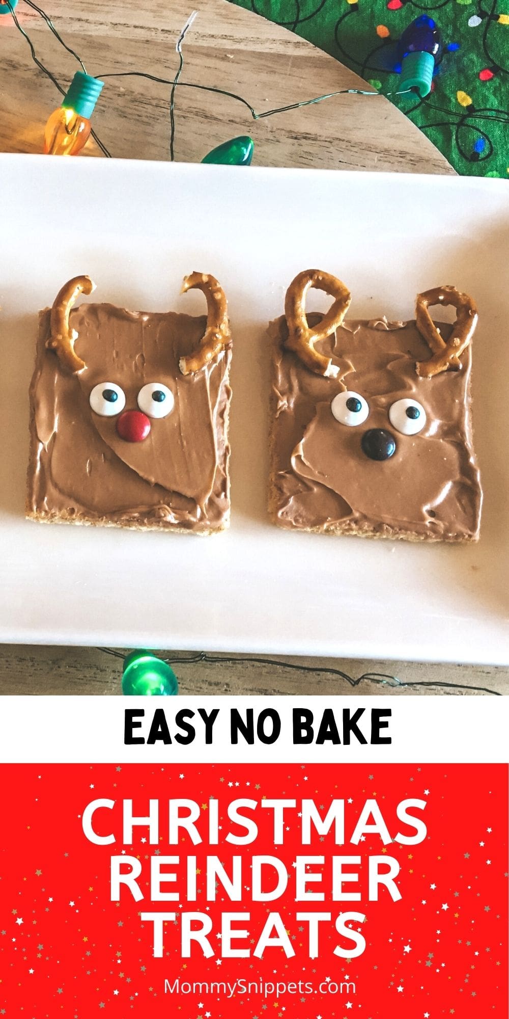 How to Make Easy No Bake Christmas Reindeer Treats