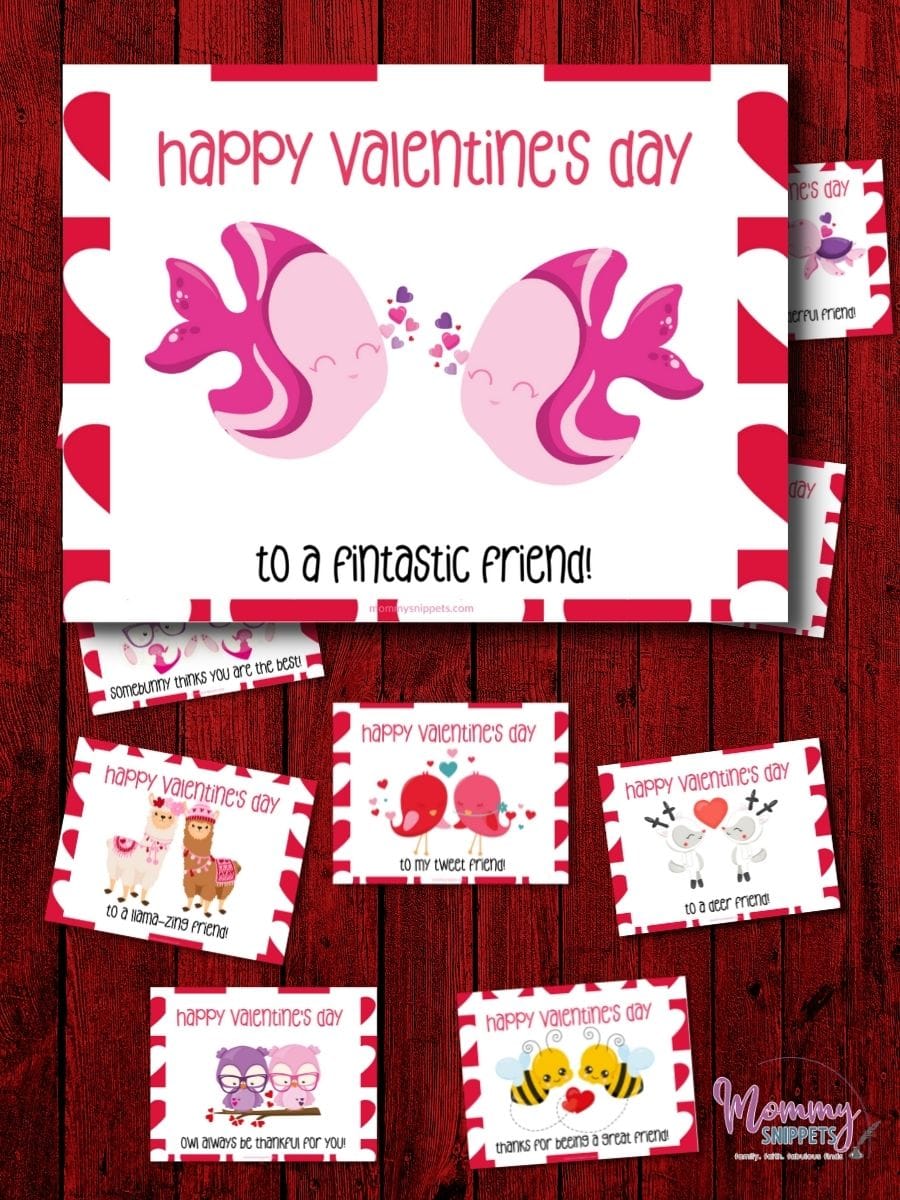 12 Free Valentines for Kids The Best Animal Pun Valentines!