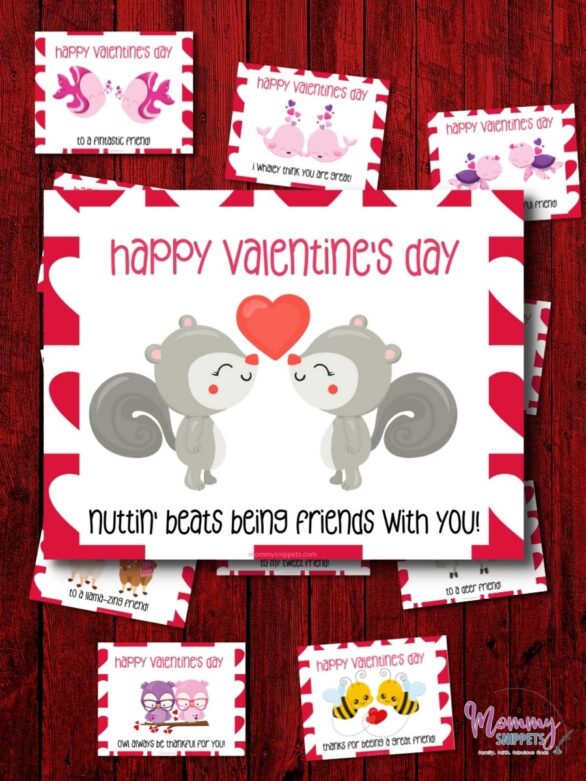 Free Valentines for Kids: The Best Animal Pun Valentines!