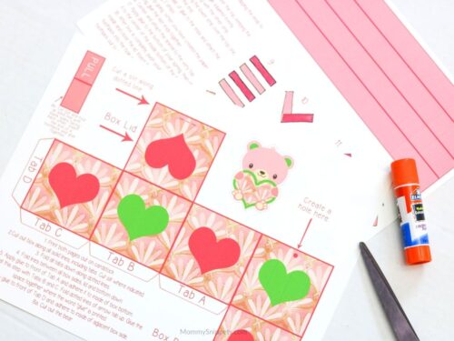 valentine's day pop out box