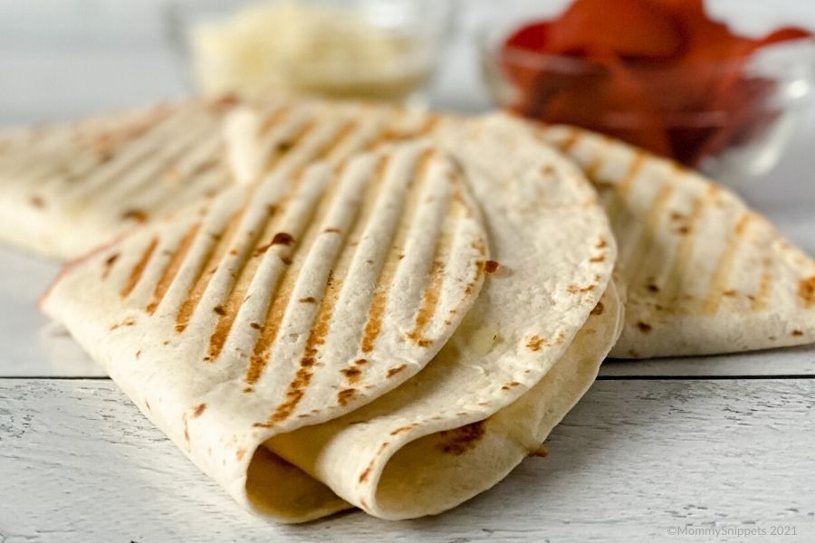 Easy Pizza Tortilla Wraps