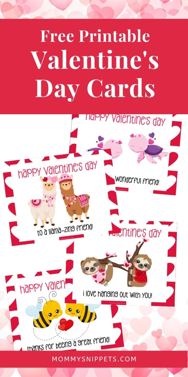 Free Valentines for Kids: The Best Animal Pun Valentines!