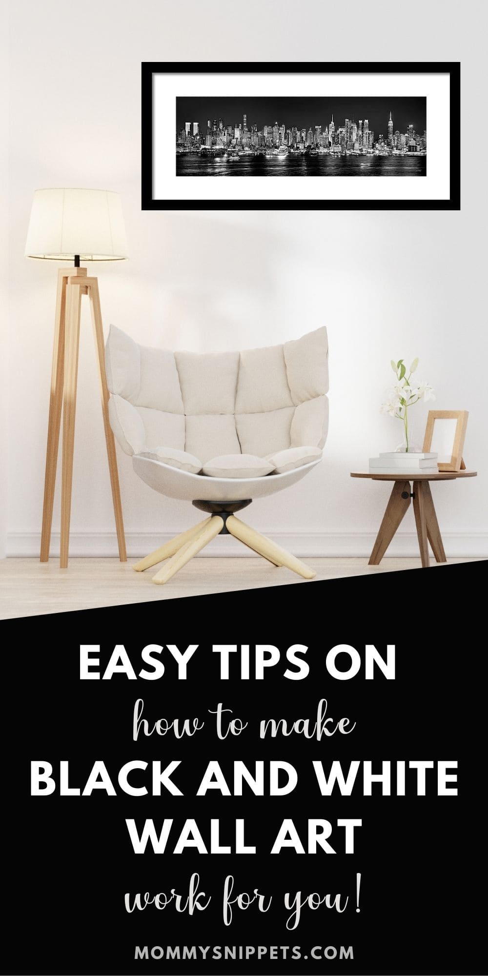 Easy Tips on How To Make Black and White Wall Art Work