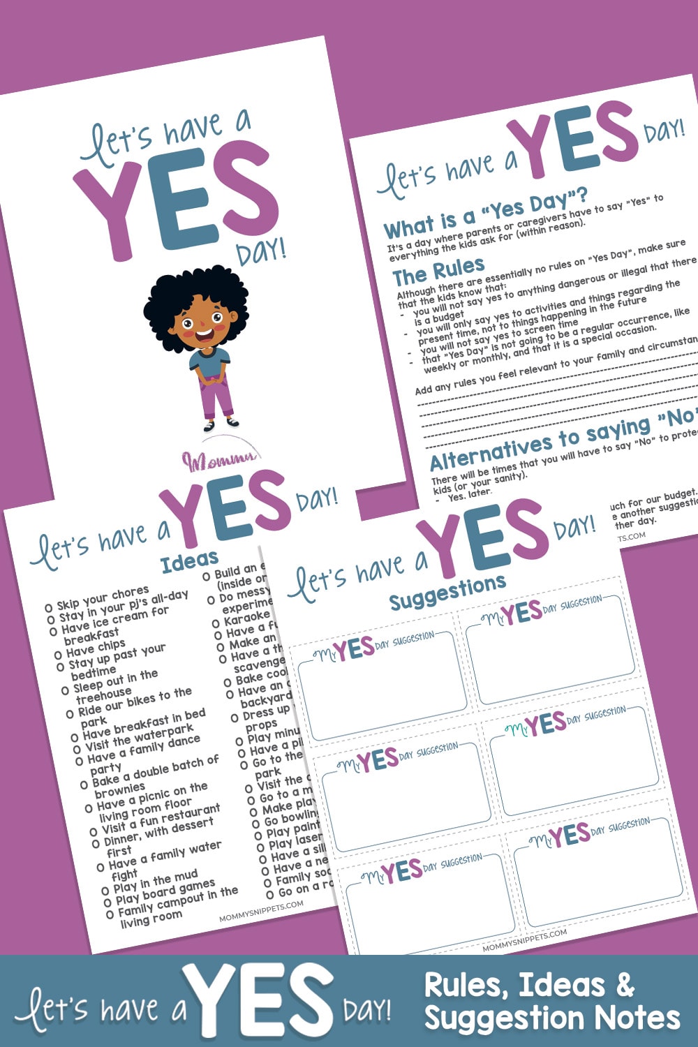 Would Your Kids Love a Yes Day?- Yes Day Rules + Yes Day Ideas