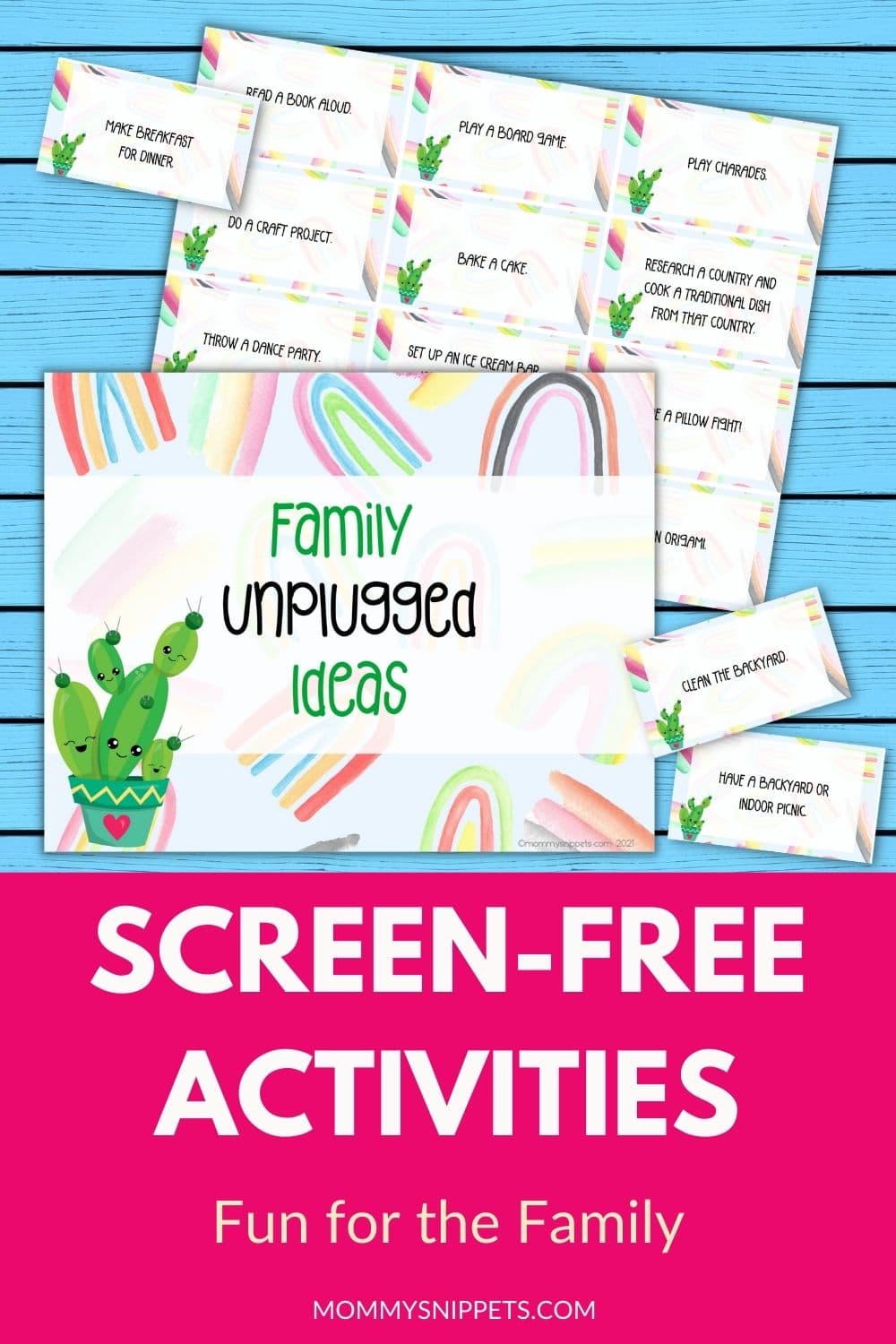 Family Unplugged Ideas- My Favorite Screen-Free Activities for Families