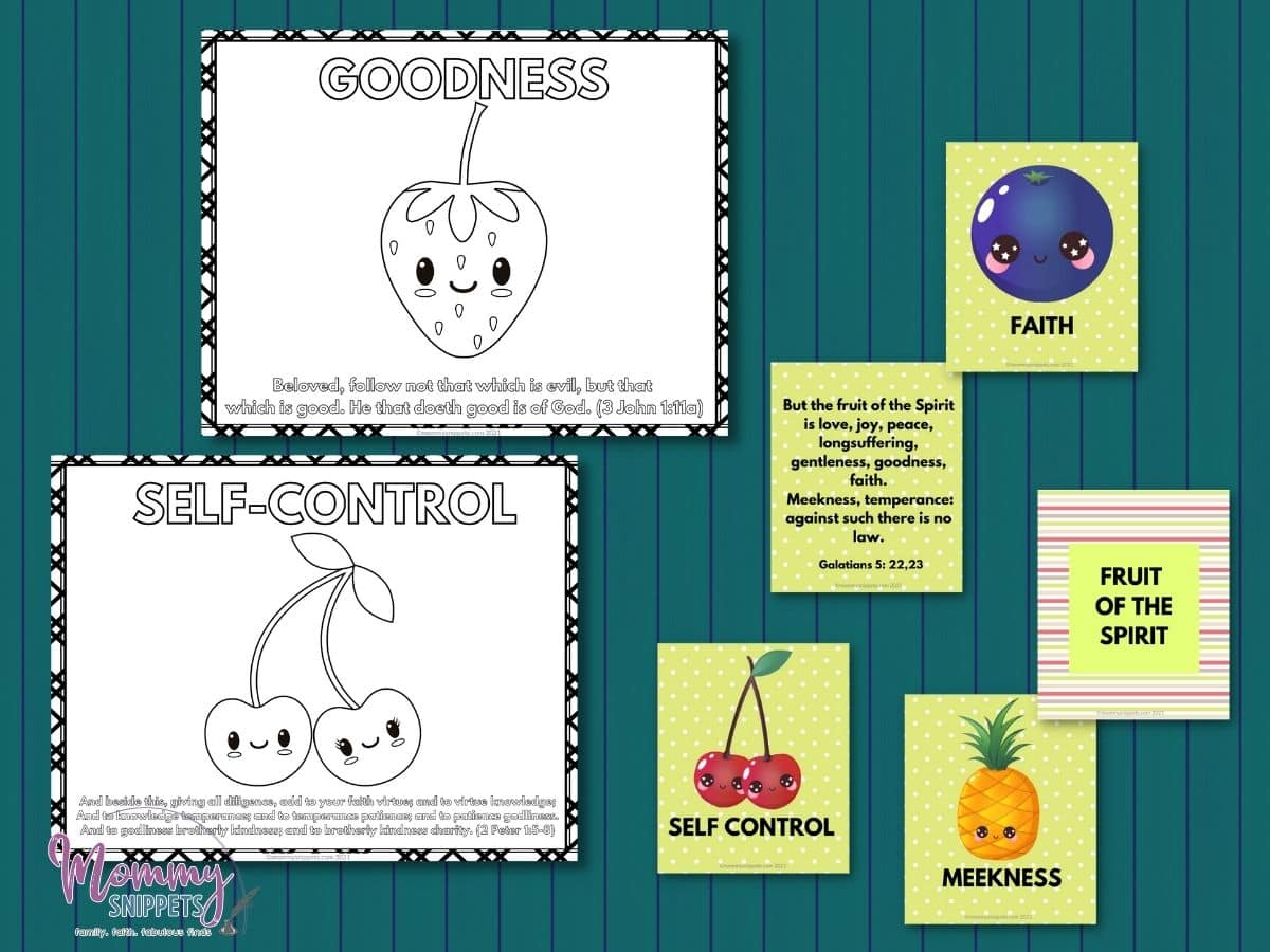 fruit of the spirit printables