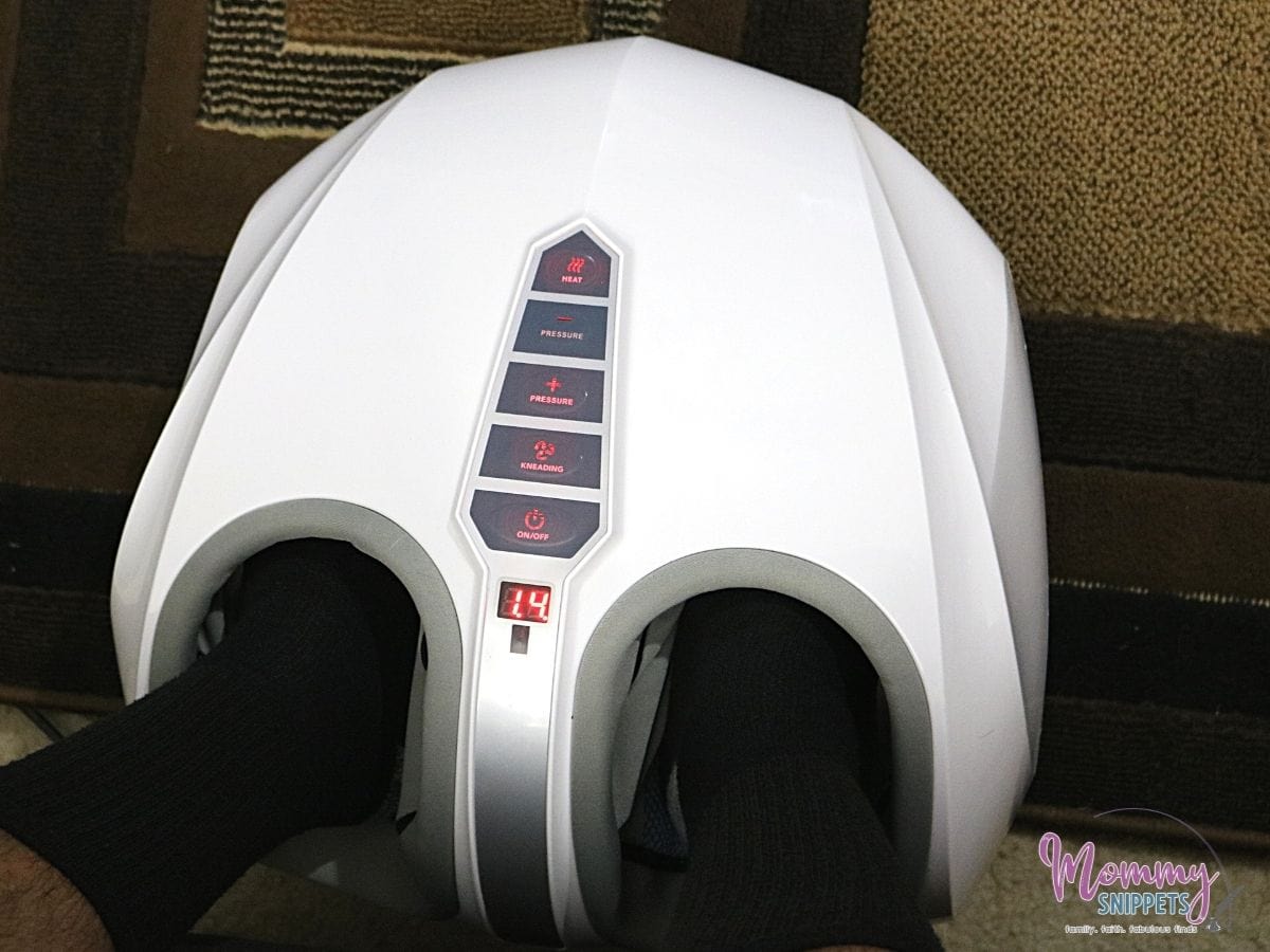 White Stay Grounded Shiatsu Foot Massager from Miko