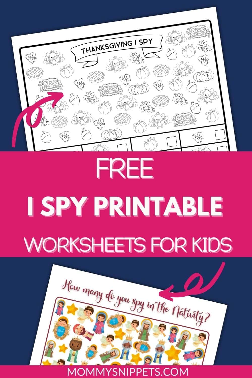 Free Printable I Spy Worksheets Pin