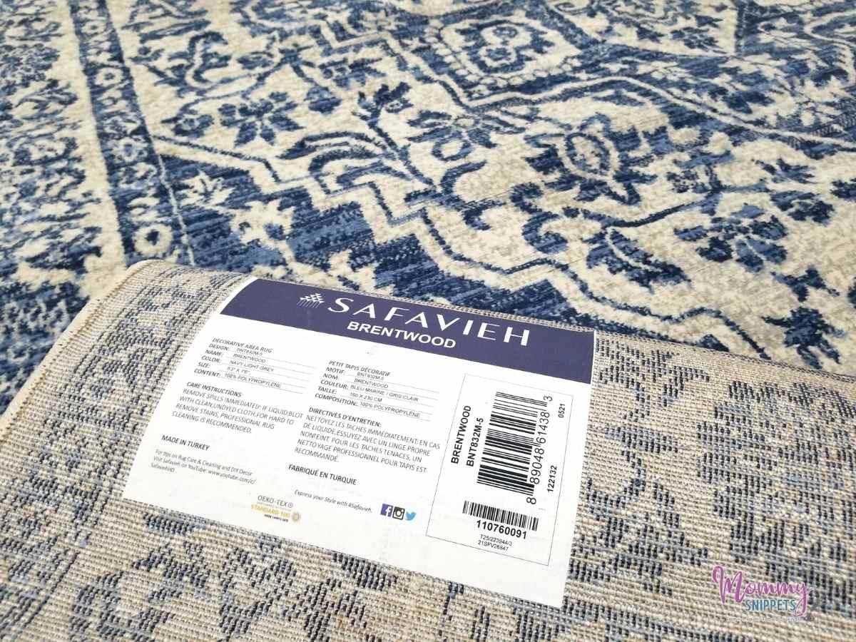 Safavieh area rug from Zulily 