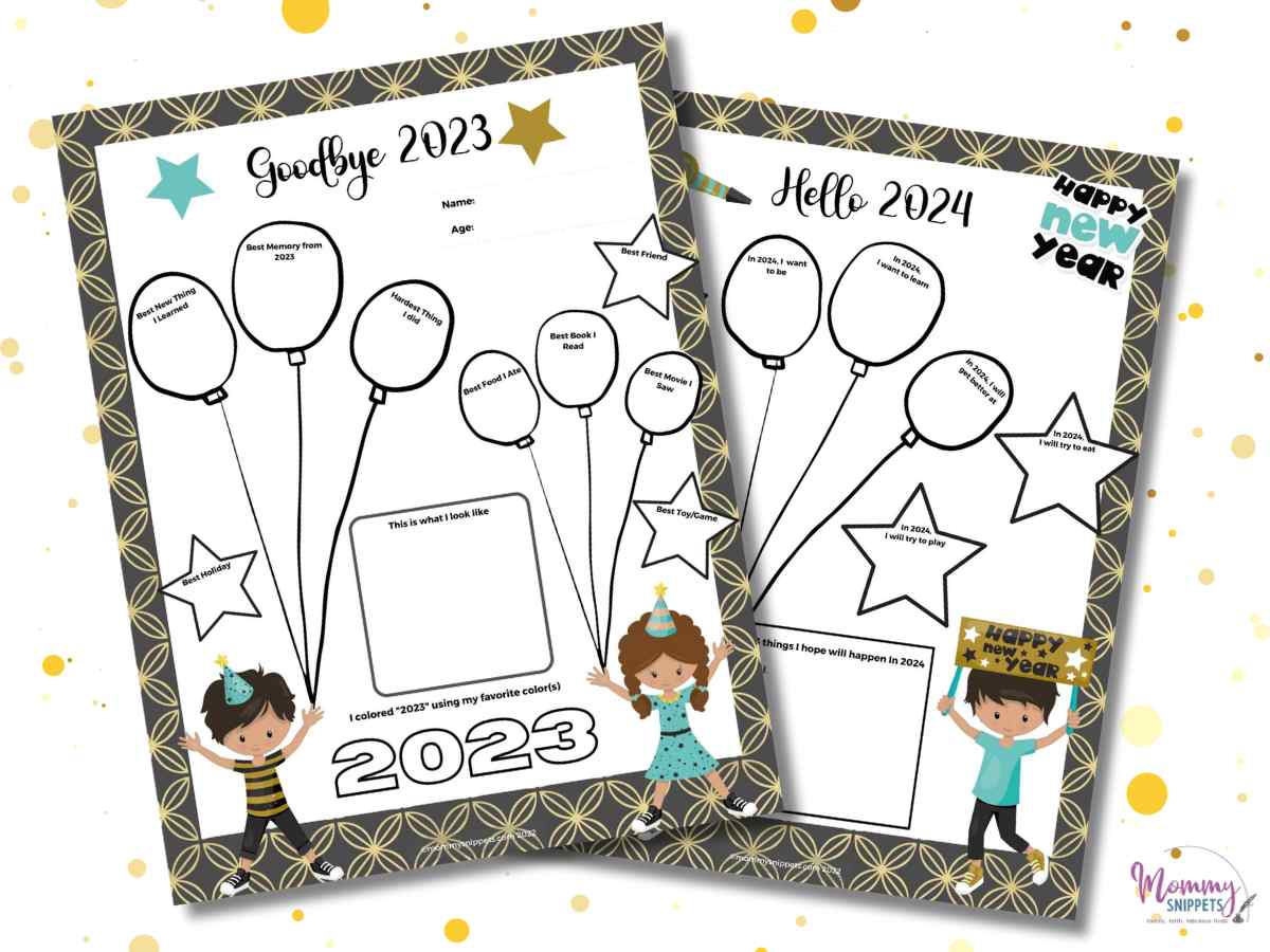 FREE New Years Color By Number (7 Printables!) - Leap of Faith Crafting