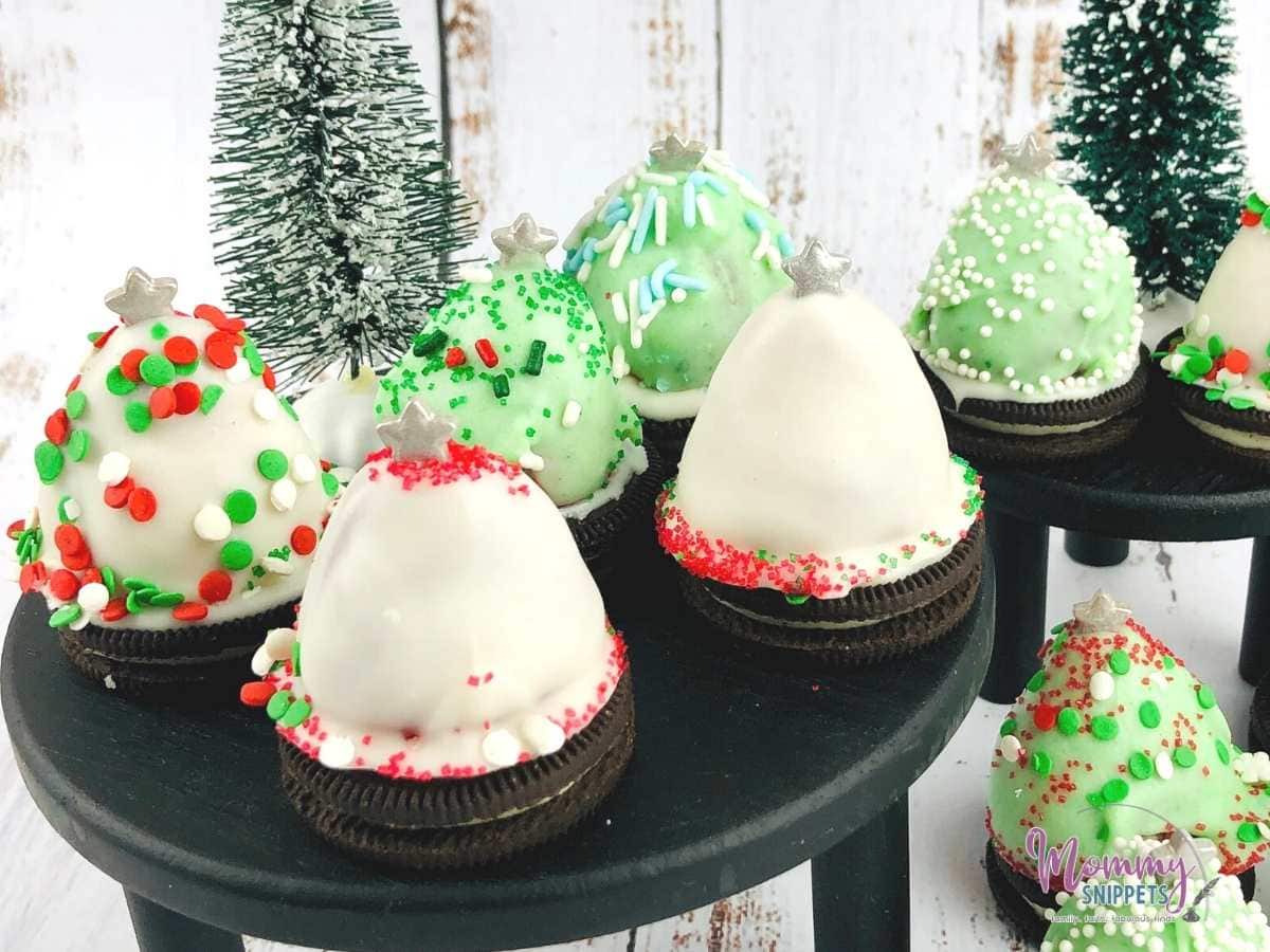 Strawberry Christmas Trees-Easy Christmas Treats, No Bake Christmas Treats