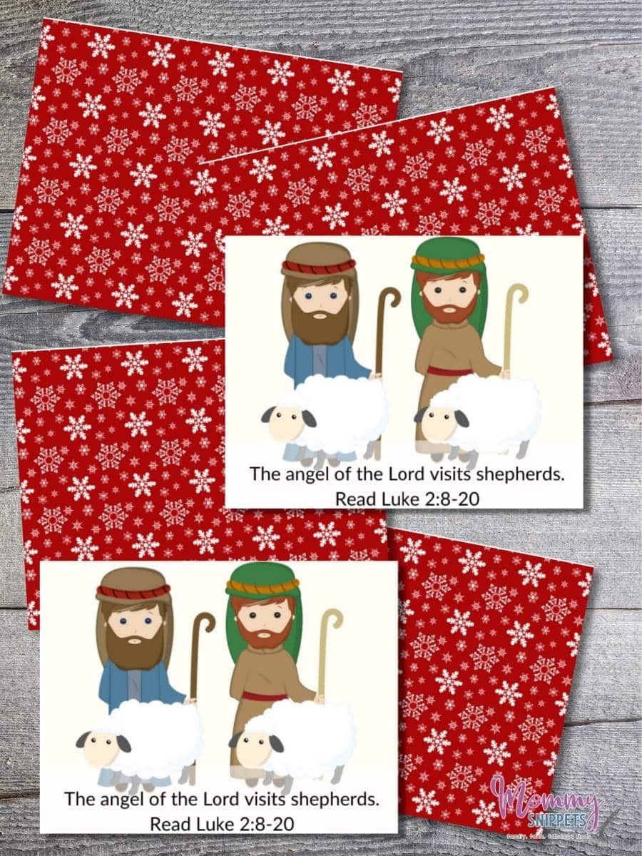 Story of Christmas Memory Game- Christmas Matching Game