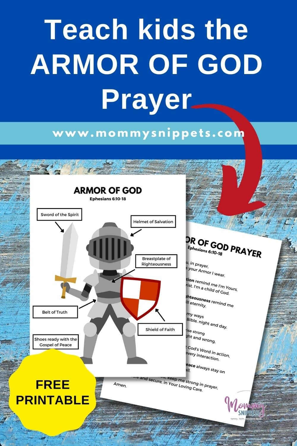 Armor of God Prayers to Pray with Power (with Free Printables) 