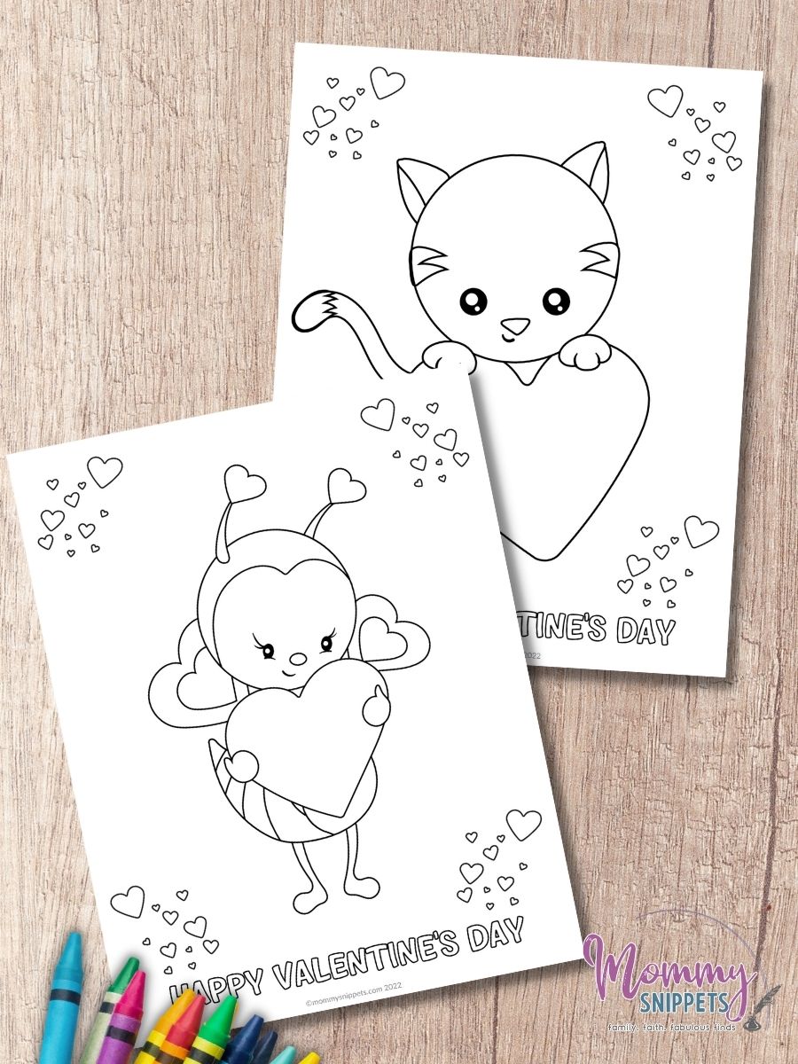 Printable Valentine's Day Coloring Pages 