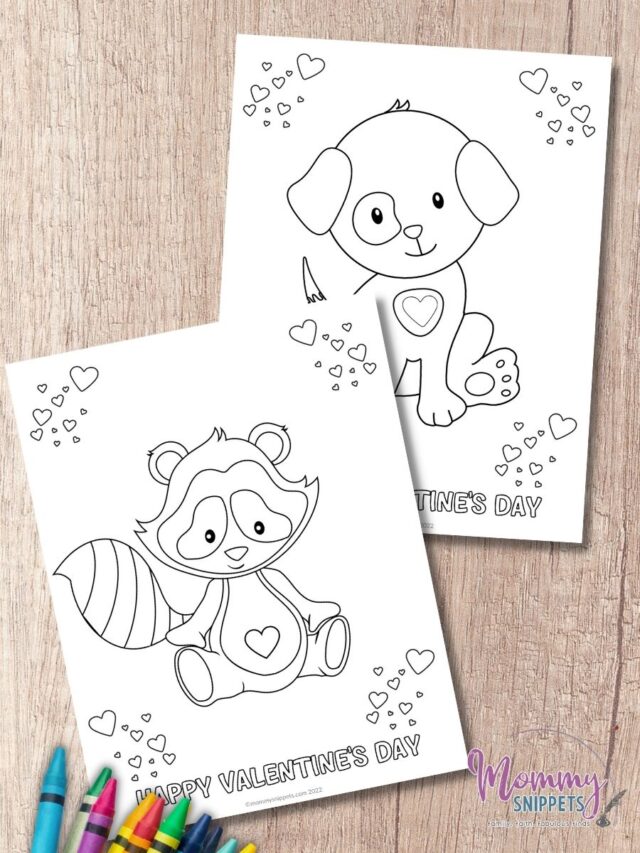 Valentine’s Day Coloring Pages Kids Can Share With Friends