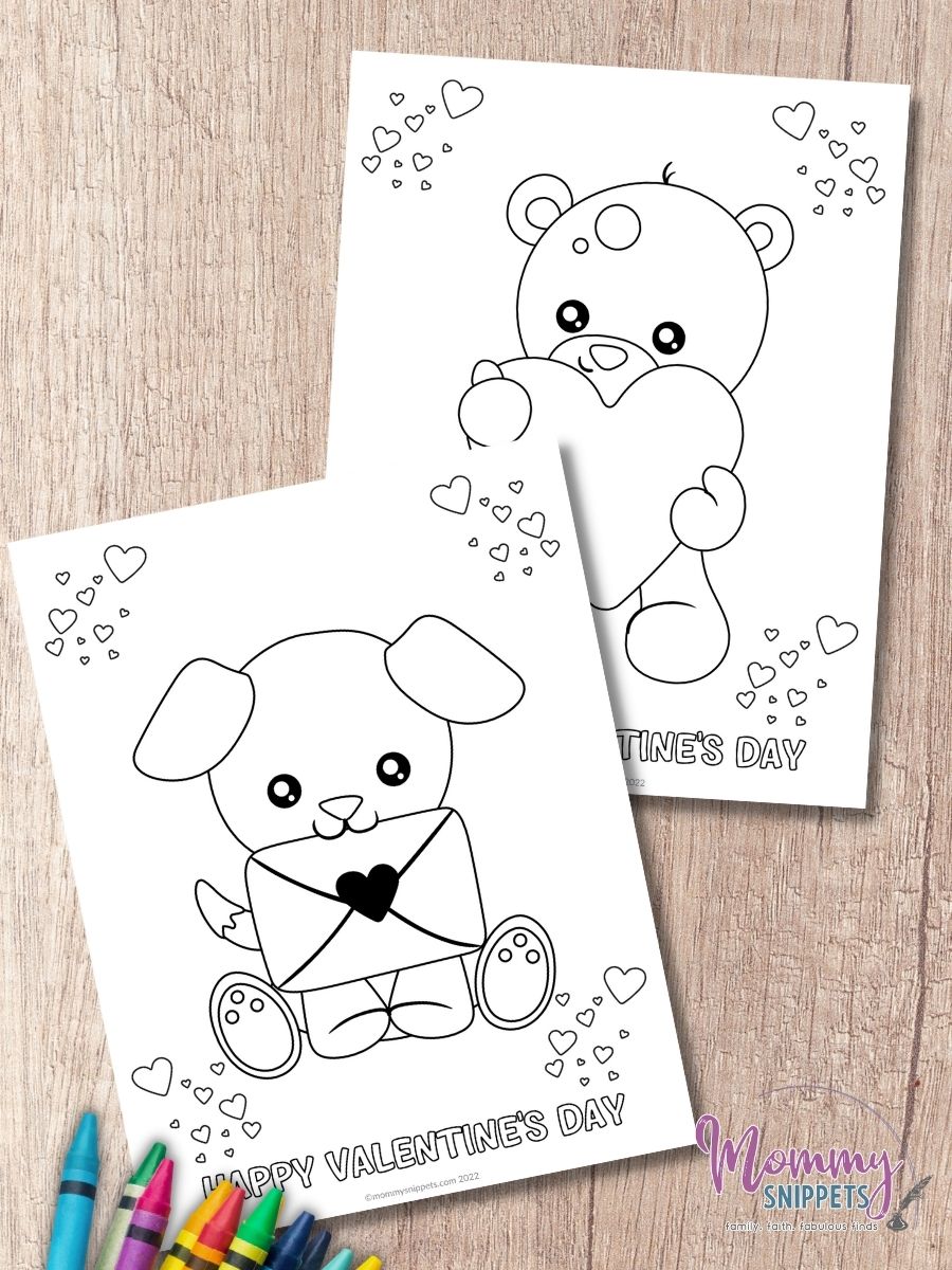 Printable Valentine's Day Coloring Pages 