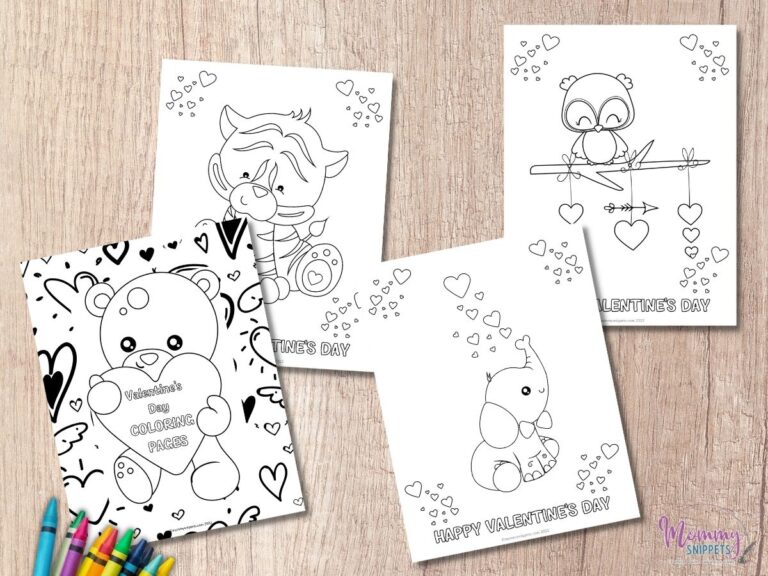 Valentine’s Day Coloring Pages Kids Can Share With Friends