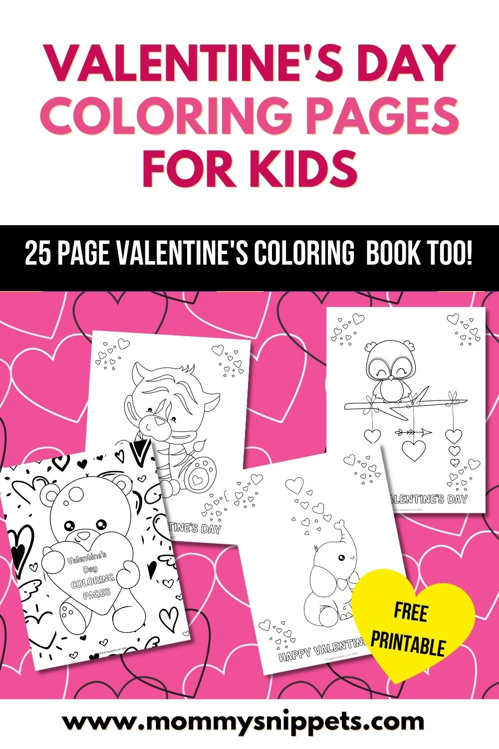 These Valentines Day coloring pages are ADORABLE! Share these Valentines coloring pages with friends or make a Valentine's Day Coloring Book!