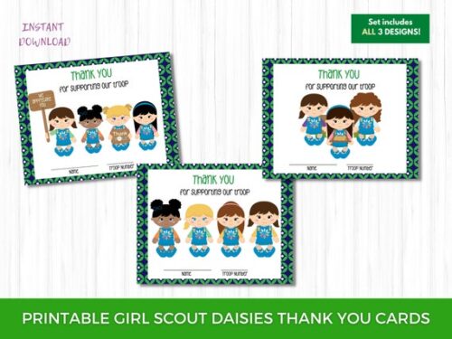 Free Printable Girl Scout Thank You Bookmarks - Mommy Snippets