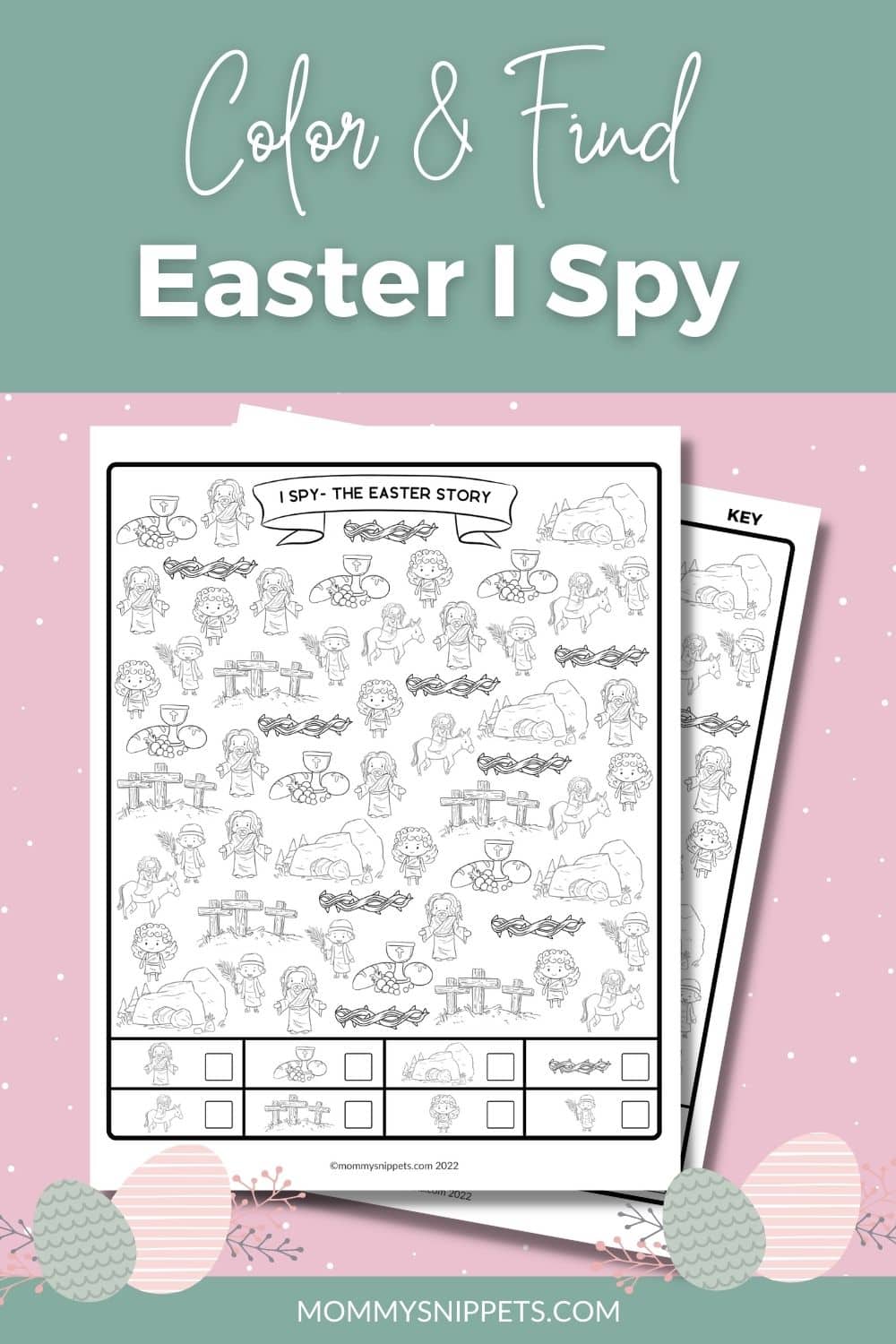 A Color and Find I Spy Easter Printable Kids Will Love