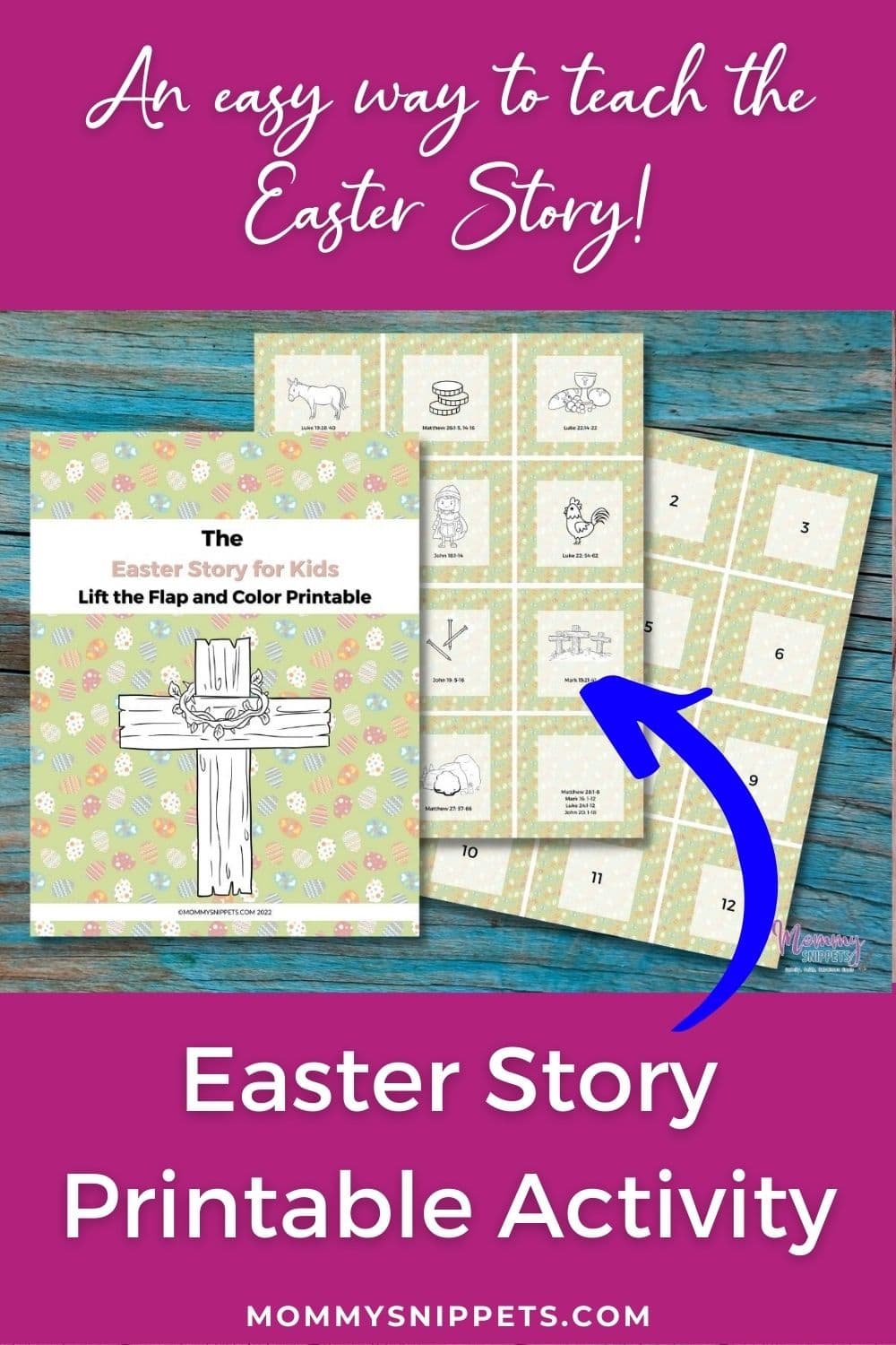 A Lift the Flap Printable to Help Teach the Story of Easter for Kids