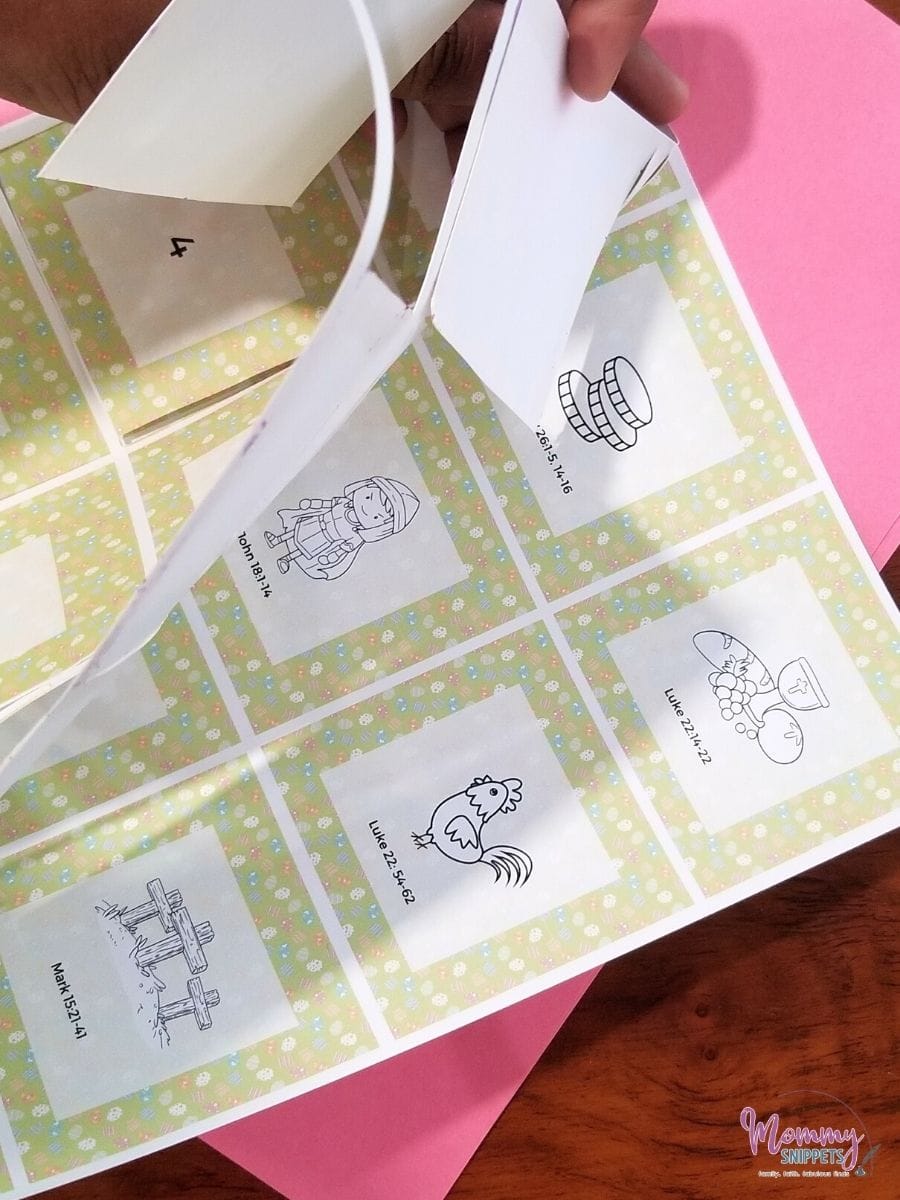A Lift the Flap Printable to Help Teach the Story of Easter for Kids