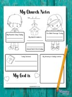 Free Printable Sermon Notes for Kids- Engage Kids in Church