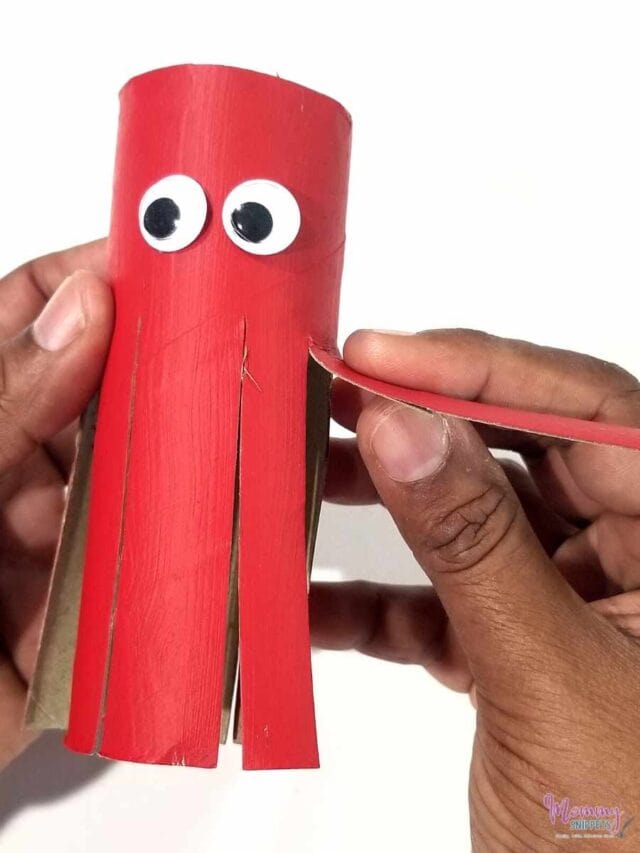 A Sweet Octopus Craft An Easy Toilet Paper Roll Craft for Kids