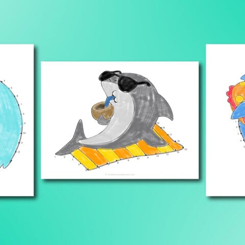Image for Shark Connect The Dot Printables