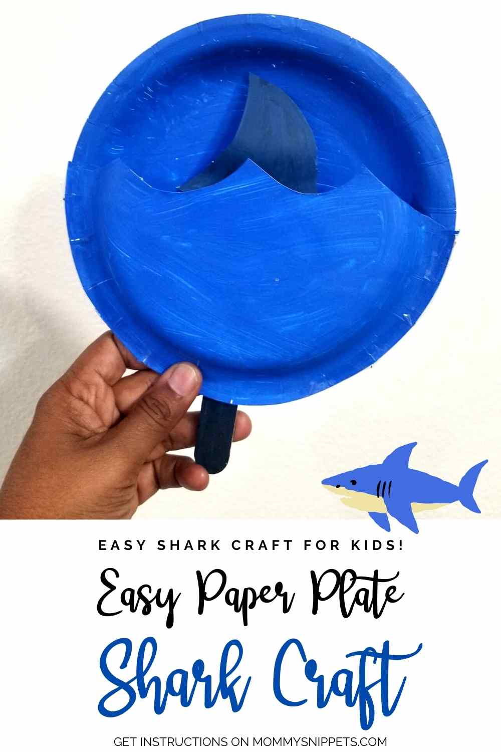 Paper Plate Shark Craft- One of the Easiest Shark Crafts