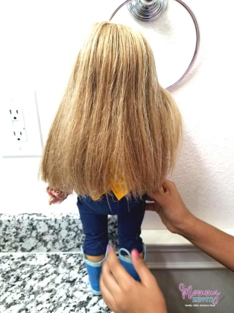 How to Untangle American Girl Doll Hair An Easy Doll Hair Hack