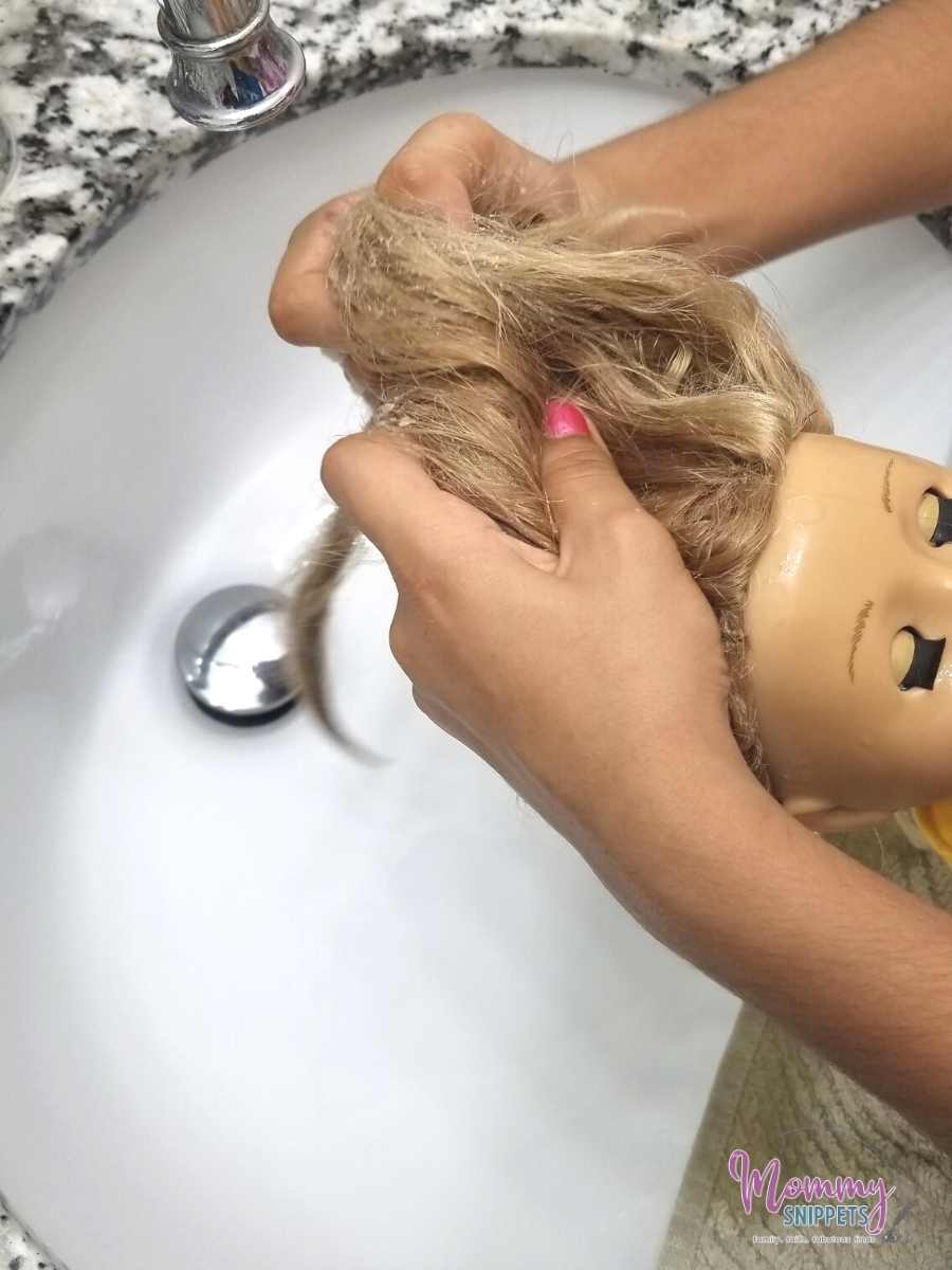 How to Untangle American Girl Doll Hair- An Easy Doll Hair Hack