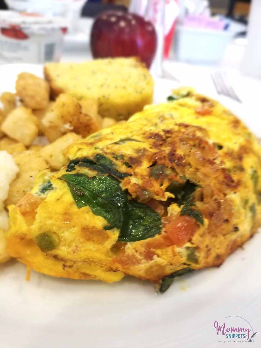 made to order omelet at the Embassy Suites by Hilton Houston Energy Corridor